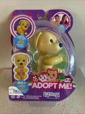 Adopt Me Yellow Puppy Dog Toy NEW Fingerlings